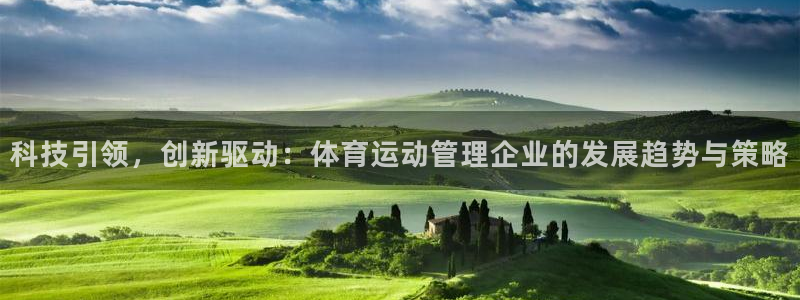 科技引领，创新驱动：体育运动管理企业的发展趋势与策略